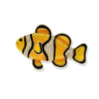 SB355 - Tropical Clownfish Brooch